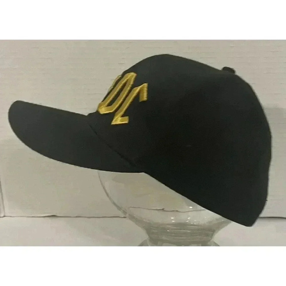 AC/DC Rock Or Bust 2016 Tour Hat Gold Logo Cap Snapback Gold Print Inside - Picture 3 of 6